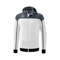 ERIMA CHANGE by erima trainingsjack met capuchon Kinderen | wit/slate grey/zwart | 1032307