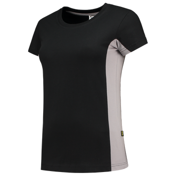 Foto van T-shirt Bicolor Dames | zwart/grijs | 102003-09 | TRICORP WORKWEAR