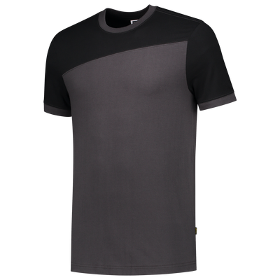 Foto van T-shirt Bicolor Naden | donkergrijs/zwart | 102006-1809 | TRICORP WORKWEAR