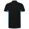 Afbeelding van Poloshirt Bicolor Borstzak | zwart/turkoois | 202002-0987 | TRICORP WORKWEAR