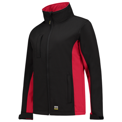 Softshell Bicolor Dames | zwart/rood | 402008-0902 | TRICORP WORKWEAR Softshell Bicolor Dames | zwart/rood | 402008-0902 | TRICORP WORKWEAR