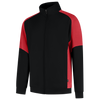 Afbeelding van Sweatvest Bicolor Redefined | zwart/helderrood | 306108-09202 | TRICORP WORKWEAR