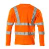 Afbeelding van T-shirt, V-hals, lange mouwen, klasse 3 | 18281-995 | 014-hi-vis oranje