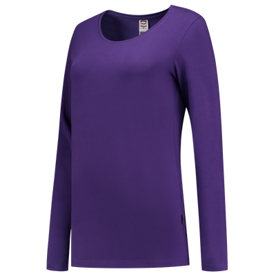 Foto van T-shirt Lange Mouw Dames | paars | 101010-15 | TRICORP WORKWEAR