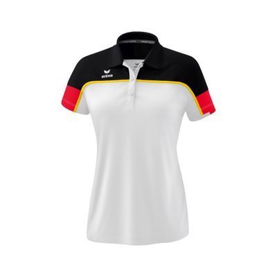 Erima Change polo dames, wit/zwart/rood/geel, 1112318