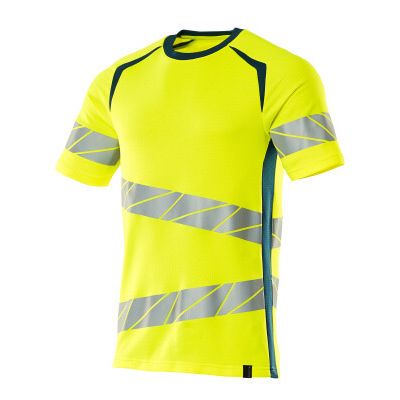 Foto van Mascot Accelerate Safe T-shirt | 19082-771 | 1744-hi-vis geel/donkerpetrol