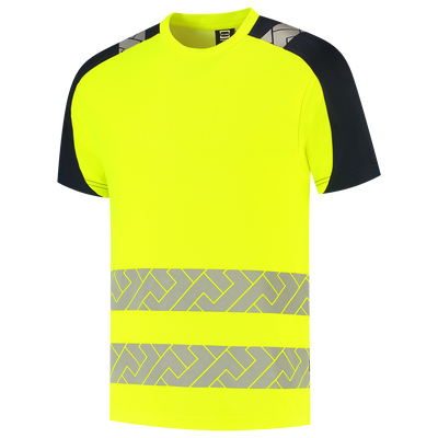 T-shirt High Vis Redefined | fluorgeel/donkermarine | 106103-17010 | TRICORP WORKWEAR T-shirt High Vis Redefined | fluorgeel/donkermarine | 106103-17010 | TRICORP WORKWEAR