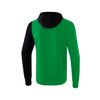 Afbeelding van 5-C sweatshirt met capuchon | smaragd/zwart/wit | 1071905