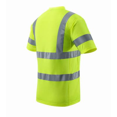 Foto van T-shirt, V-hals, klasse 2 | 18282-995 | 017-hi-vis geel