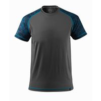 T-shirt, vochtafdrijvend,moderne pasvorm | 17482-944 | 018-donkerantraciet