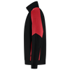 Afbeelding van Sweatvest Bicolor Redefined | zwart/helderrood | 306108-09202 | TRICORP WORKWEAR