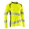 Afbeelding van Mascot Accelerate Safe T-shirt, met lange mouwen | 19081-771 | 17010-hi-vis geel/donkermarine