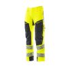 Afbeelding van Mascot Accelerate Safe Broek met kniezakken | 19079-511 | 17010-hi-vis geel/donkermarine