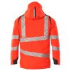 Afbeelding van Mascot Accelerate Safe Winterjas | 19035-449 | 22218-hi-vis rood/donkerantraciet