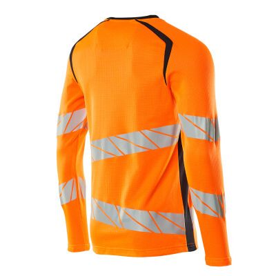 Foto van Mascot Accelerate Safe T-shirt, met lange mouwen | 19081-771 | 14010-hi-vis oranje/donkermarine