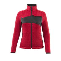 Mascot 18155-951 Gebreide trui met rits signaal rood/zwart