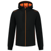 Afbeelding van Softshell Capuchon Accent | zwart/oranje | 402705-0998 | TRICORP WORKWEAR