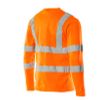 Afbeelding van T-shirt, V-hals, lange mouwen, klasse 3 | 18281-995 | 014-hi-vis oranje