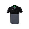 Afbeelding van ERIMA Six Wings polo Unisex | slate grey/zwart | 1112203