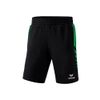 Afbeelding van ERIMA Six Wings worker short Unisex | zwart/smaragd | 1152213