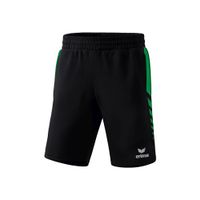 ERIMA Six Wings worker short Unisex | zwart/smaragd | 1152213