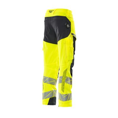 Foto van Mascot Accelerate Safe Broek met kniezakken | 19079-511 | 17010-hi-vis geel/donkermarine