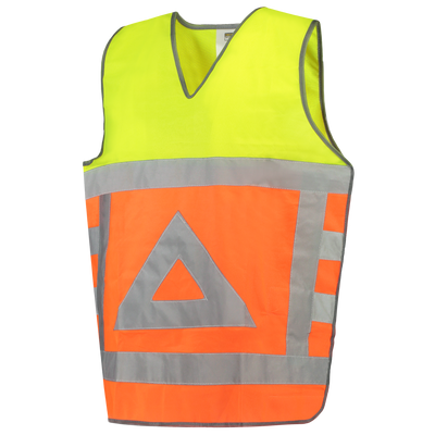 Tabard Verkeersregelaar | oranje/geel | 453001-1417 | TRICORP SAFETY Tabard Verkeersregelaar | oranje/geel | 453001-1417 | TRICORP SAFETY