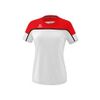 Afbeelding van Erima Change t-shirt dames, wit/rood/zwart, 1082324