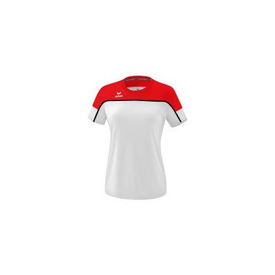 Erima Change t-shirt dames, wit/rood/zwart, 1082324