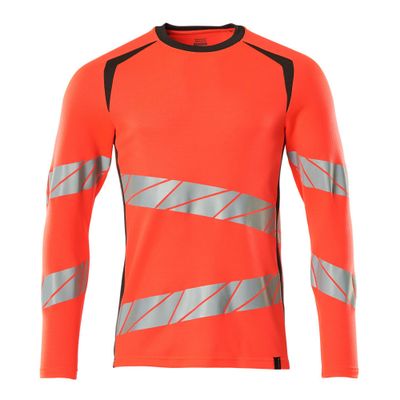 Foto van Mascot Accelerate Safe T-shirt, met lange mouwen | 19081-771 | 22218-hi-vis rood/donkerantraciet