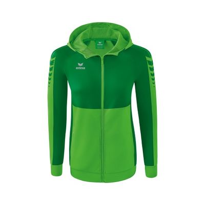 Foto van ERIMA Six Wings trainingsjack met capuchon Dames | green/smaragd | 1032219