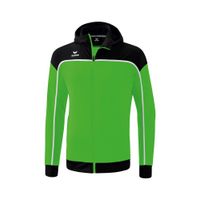 ERIMA CHANGE by erima trainingsjack met capuchon Unisex | green/zwart/wit | 1032303