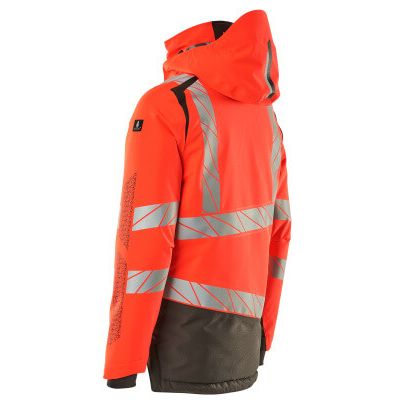 Foto van Mascot Accelerate Safe Winterjas | 19335-231 | 22218-hi-vis rood/donkerantraciet