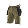 Afbeelding van Shorts, afneembare spijkerzakken,stretch | 17149-311 | 033-mosgroen