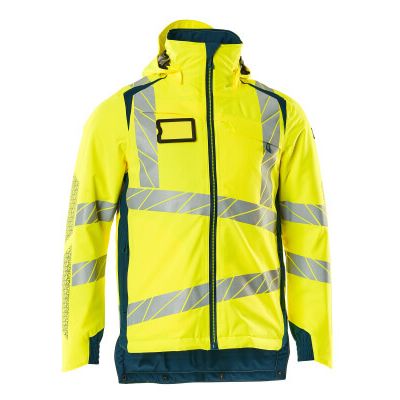 Foto van Mascot Accelerate Safe Winterjas | 19035-449 | 1744-hi-vis geel/donkerpetrol