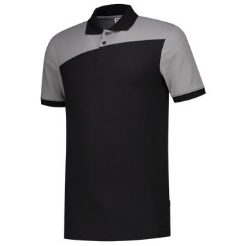 Foto van Poloshirt Bicolor Naden | zwart/grijs | 202006-09 | TRICORP WORKWEAR
