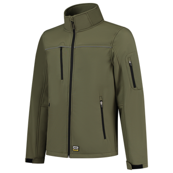 Foto van Softshell Luxe | legergroen | 402006-13 | TRICORP WORKWEAR