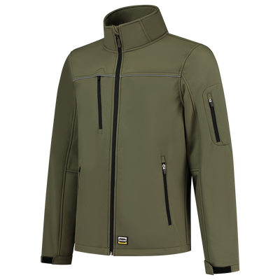 Foto van Softshell Luxe | legergroen | 402006-13 | TRICORP WORKWEAR