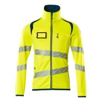 Mascot Accelerate Safe Fleecetrui met rits | 19103-315 | 1744-hi-vis geel/donkerpetrol