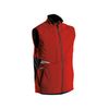 Afbeelding van Dassy bodywarmer softshell FUSION | 350111 | rood/zwart