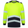 Afbeelding van Sweater High Vis Bicolor | fluorgeel/donkermarine | 303004-17010 | TRICORP SAFETY