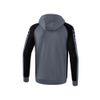 Afbeelding van ERIMA Six Wings trainingsjack met capuchon Kinderen | slate grey/zwart | 1032207
