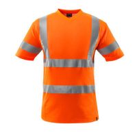T-shirt, V-hals, klasse 2 | 18282-995 | 014-hi-vis oranje