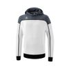 Afbeelding van ERIMA CHANGE by erima sweatshirt met capuchon Unisex | wit/slate grey/zwart | 1072307