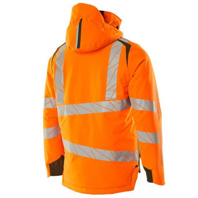 Foto van Mascot Accelerate Safe Winterjas | 19035-449 | 1433-hi-vis oranje/mosgroen