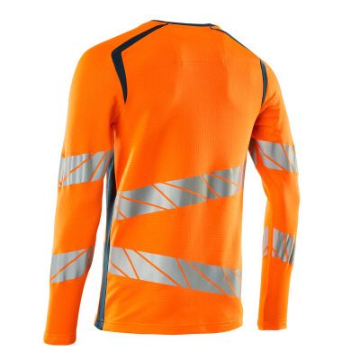 Foto van Mascot Accelerate Safe T-shirt, met lange mouwen | 19081-771 | 1444-hi-vis oranje/donkerpetrol