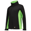 Afbeelding van Softshell Bicolor Dames | zwart/limegroen | 402008-0937 | TRICORP WORKWEAR