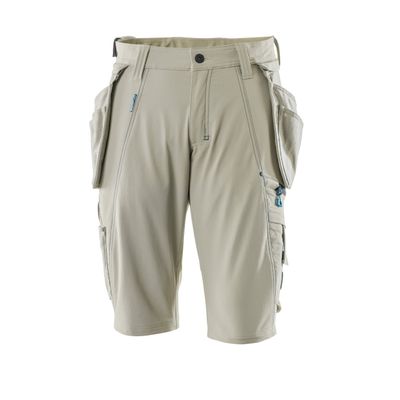 Shorts, afneembare spijkerzakken,stretch | 17149-311 | 055-lichtkhaki