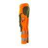 Afbeelding van Mascot Accelerate Safe Broek met kniezakken | 19079-511 | 1433-hi-vis oranje/mosgroen