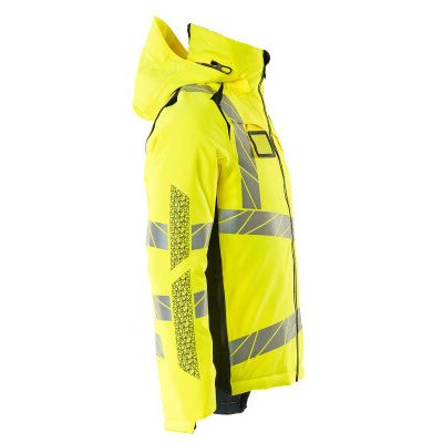 Foto van Mascot Accelerate Safe Winterjas | 19035-449 | 17010-hi-vis geel/donkermarine